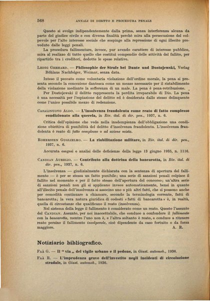 Annali di diritto e procedura penale