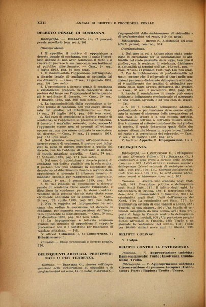 Annali di diritto e procedura penale