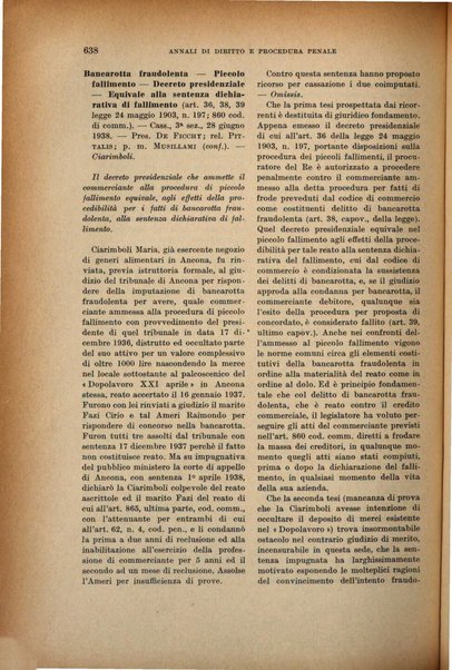 Annali di diritto e procedura penale