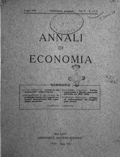 Annali di economia