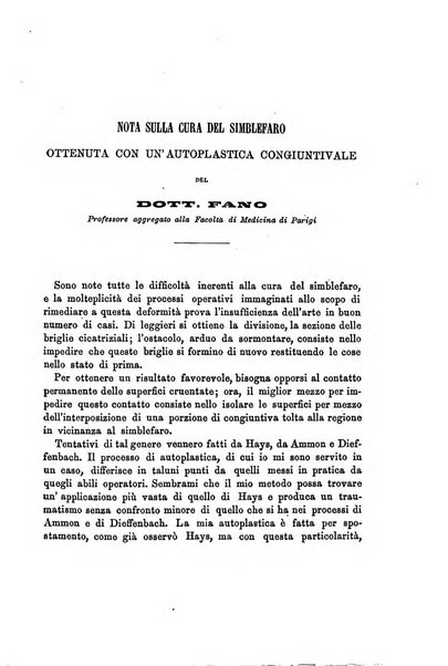 Annali di ottalmologia