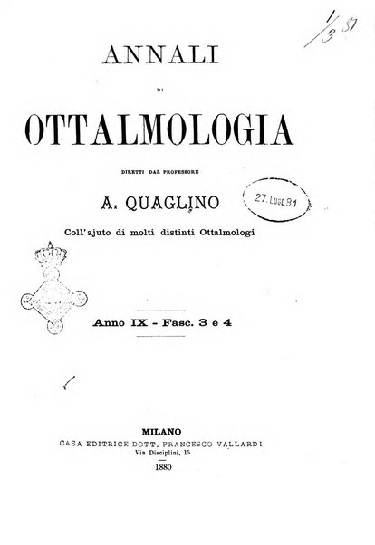 Annali di ottalmologia