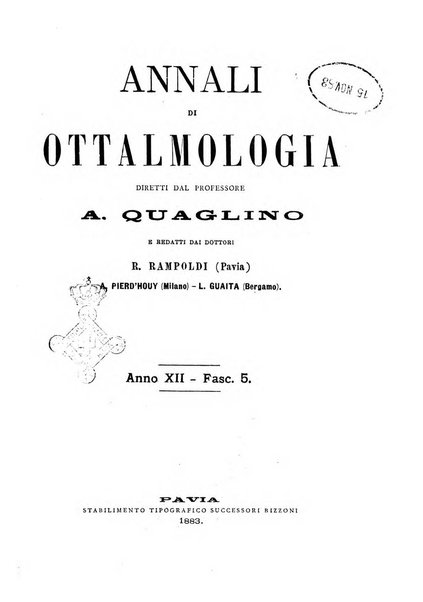 Annali di ottalmologia