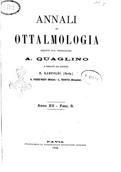 Annali di ottalmologia