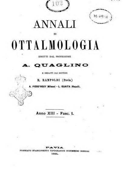 Annali di ottalmologia