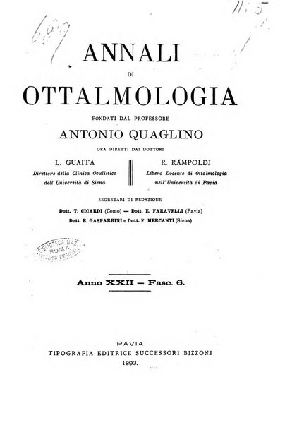 Annali di ottalmologia