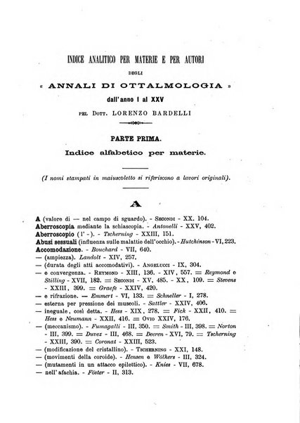 Annali di ottalmologia