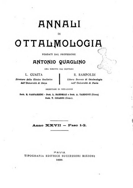 Annali di ottalmologia