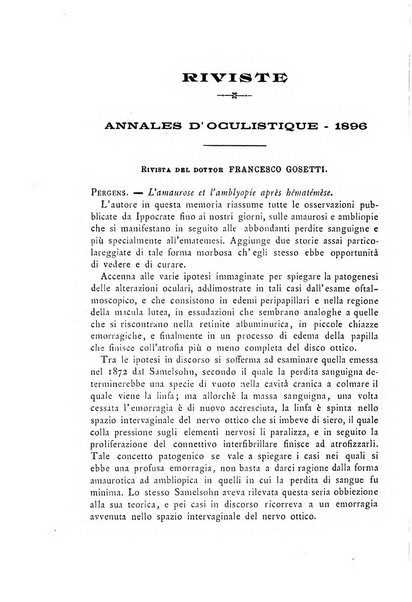 Annali di ottalmologia