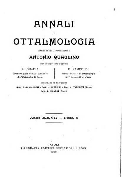 Annali di ottalmologia