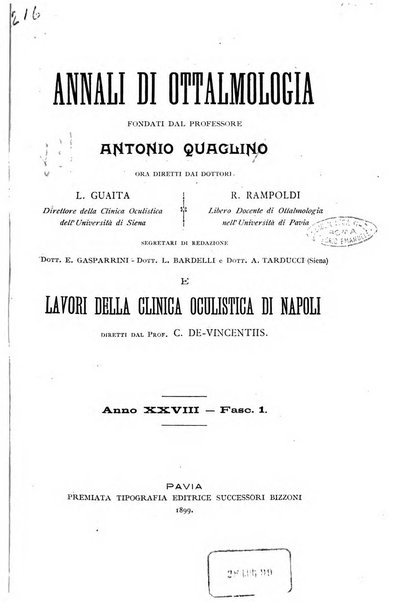 Annali di ottalmologia