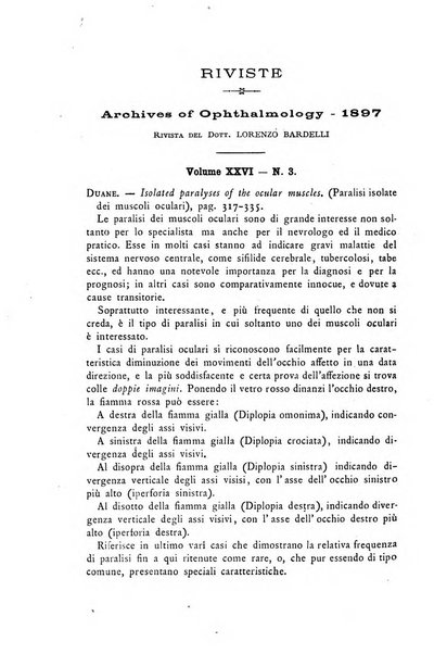 Annali di ottalmologia