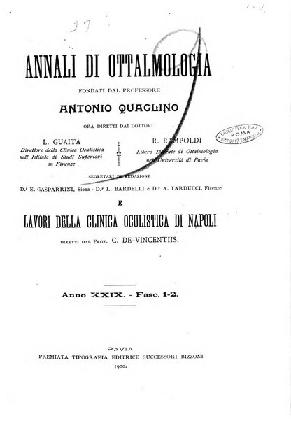 Annali di ottalmologia