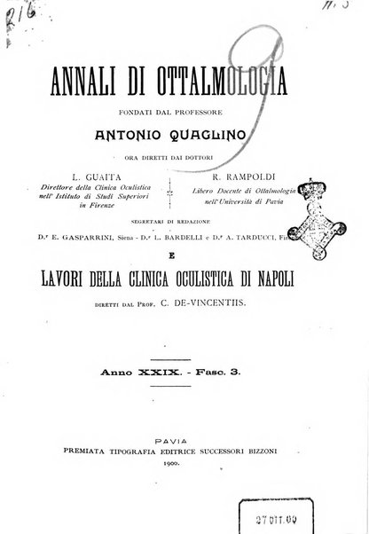 Annali di ottalmologia