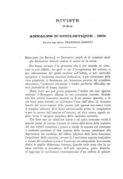 Annali di ottalmologia