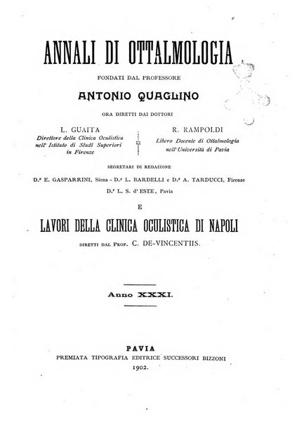 Annali di ottalmologia