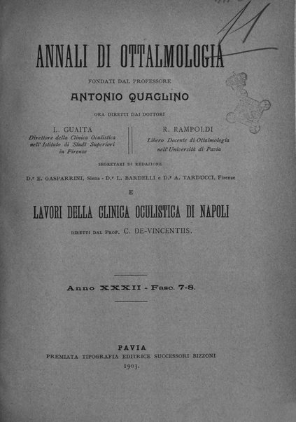 Annali di ottalmologia