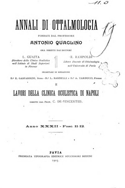 Annali di ottalmologia