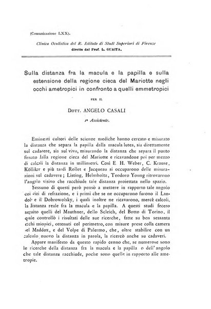 Annali di ottalmologia