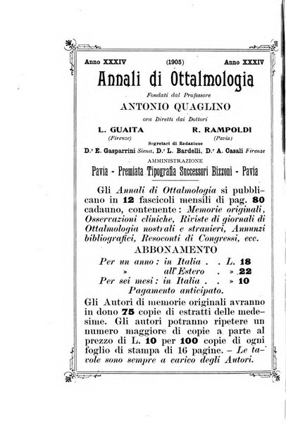 Annali di ottalmologia