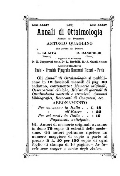 Annali di ottalmologia