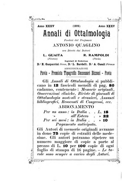 Annali di ottalmologia