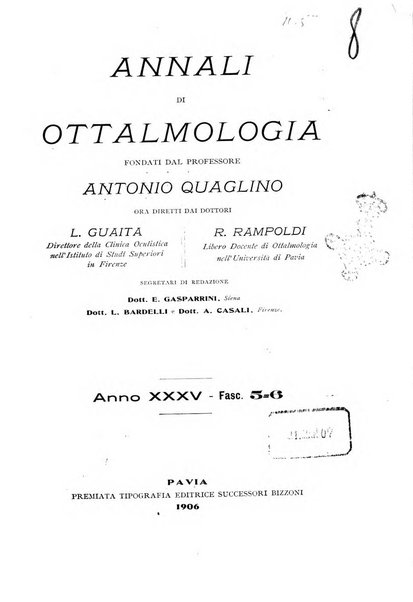 Annali di ottalmologia