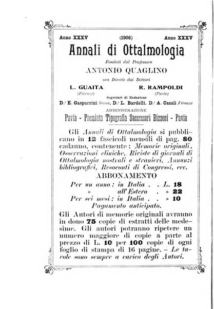 Annali di ottalmologia