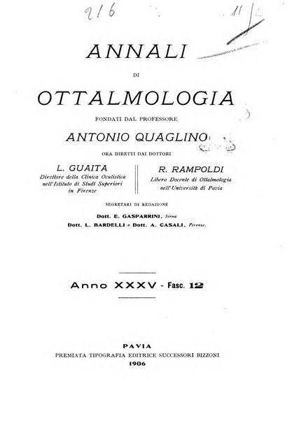 Annali di ottalmologia