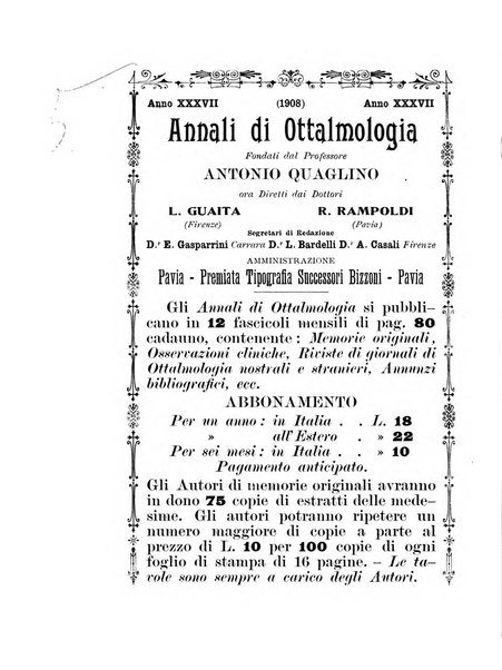 Annali di ottalmologia