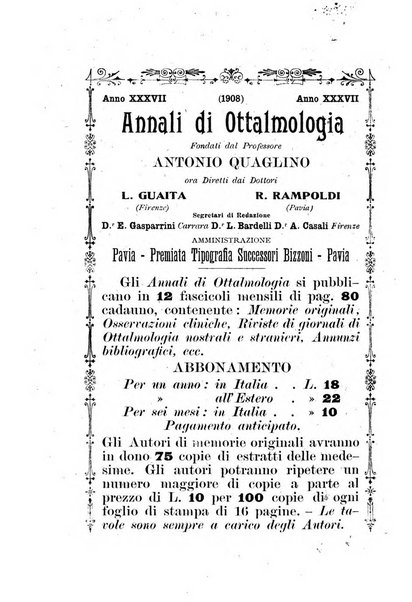 Annali di ottalmologia