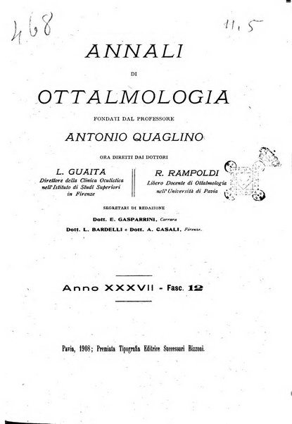 Annali di ottalmologia