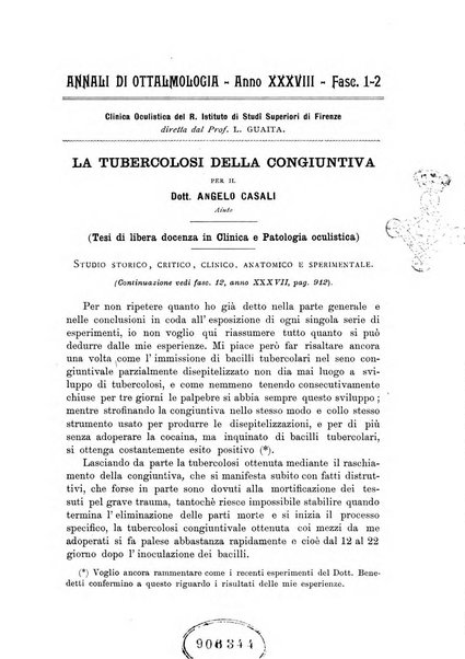 Annali di ottalmologia