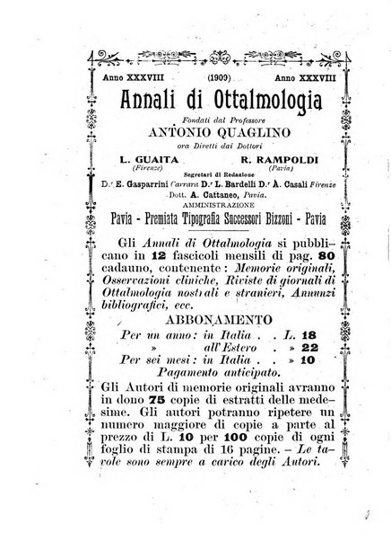 Annali di ottalmologia