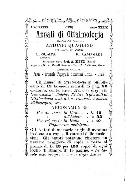 Annali di ottalmologia