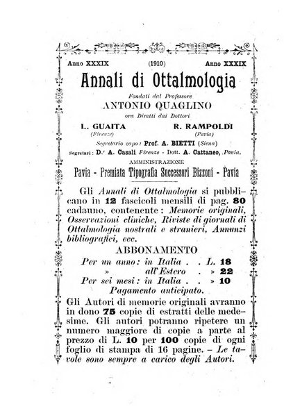 Annali di ottalmologia