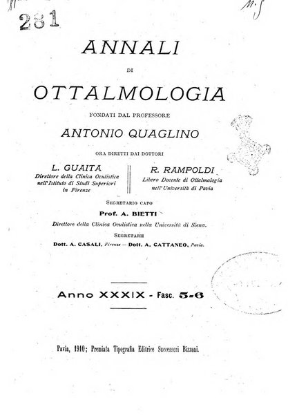 Annali di ottalmologia