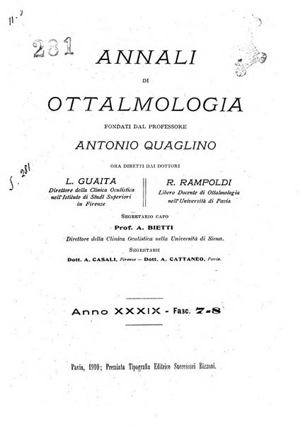 Annali di ottalmologia