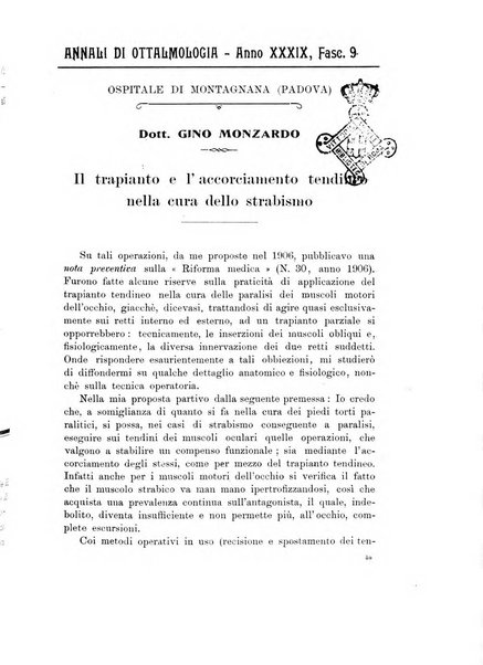 Annali di ottalmologia