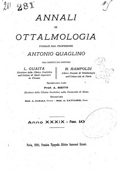 Annali di ottalmologia