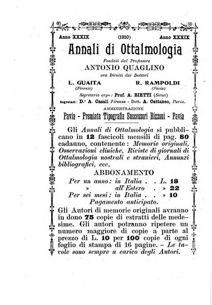 Annali di ottalmologia