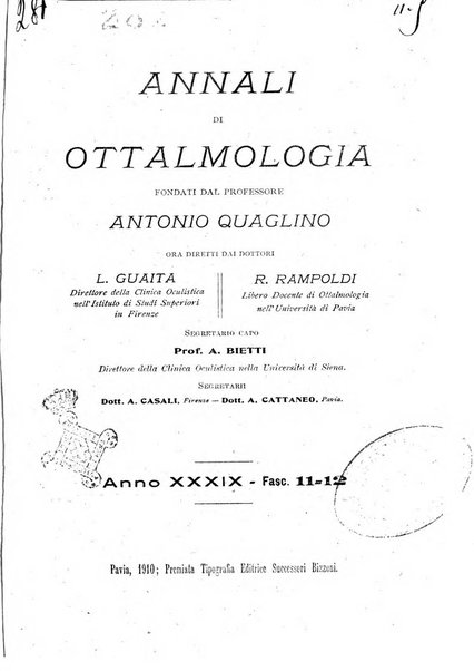 Annali di ottalmologia