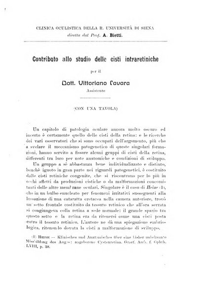 Annali di ottalmologia