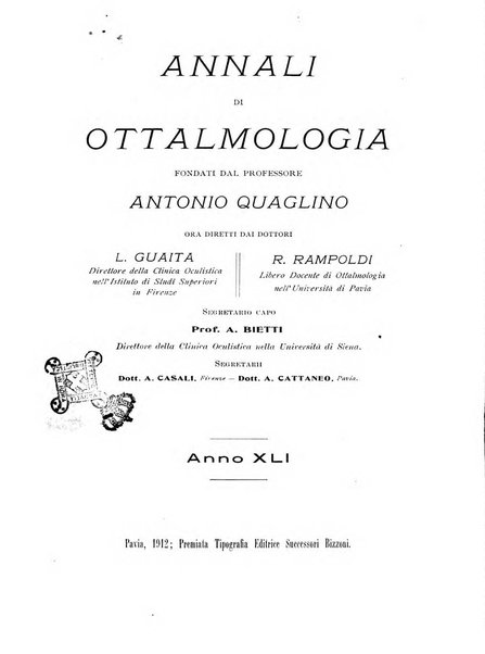 Annali di ottalmologia