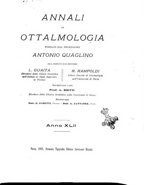 Annali di ottalmologia