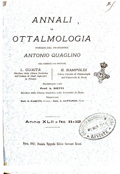 Annali di ottalmologia