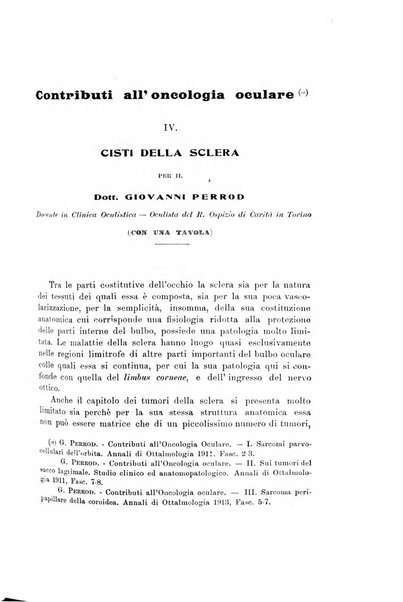 Annali di ottalmologia