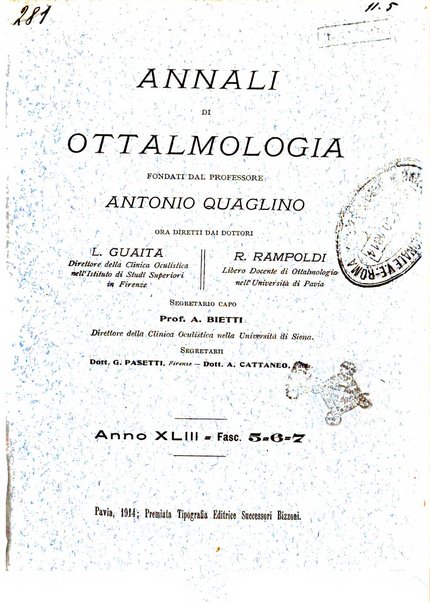 Annali di ottalmologia