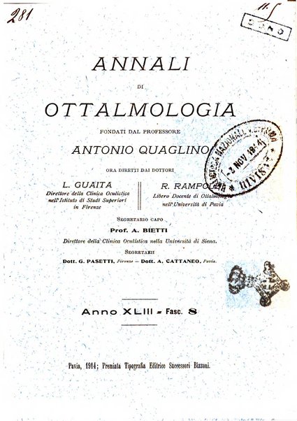 Annali di ottalmologia