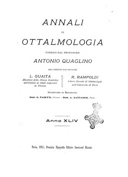 Annali di ottalmologia